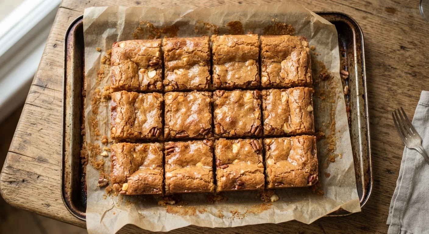 Brown Butter Blondies on a Tight Budget