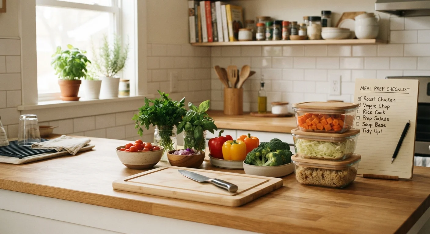 Your First Meal Prep Day: A Room-by-Room Readiness Checklist
