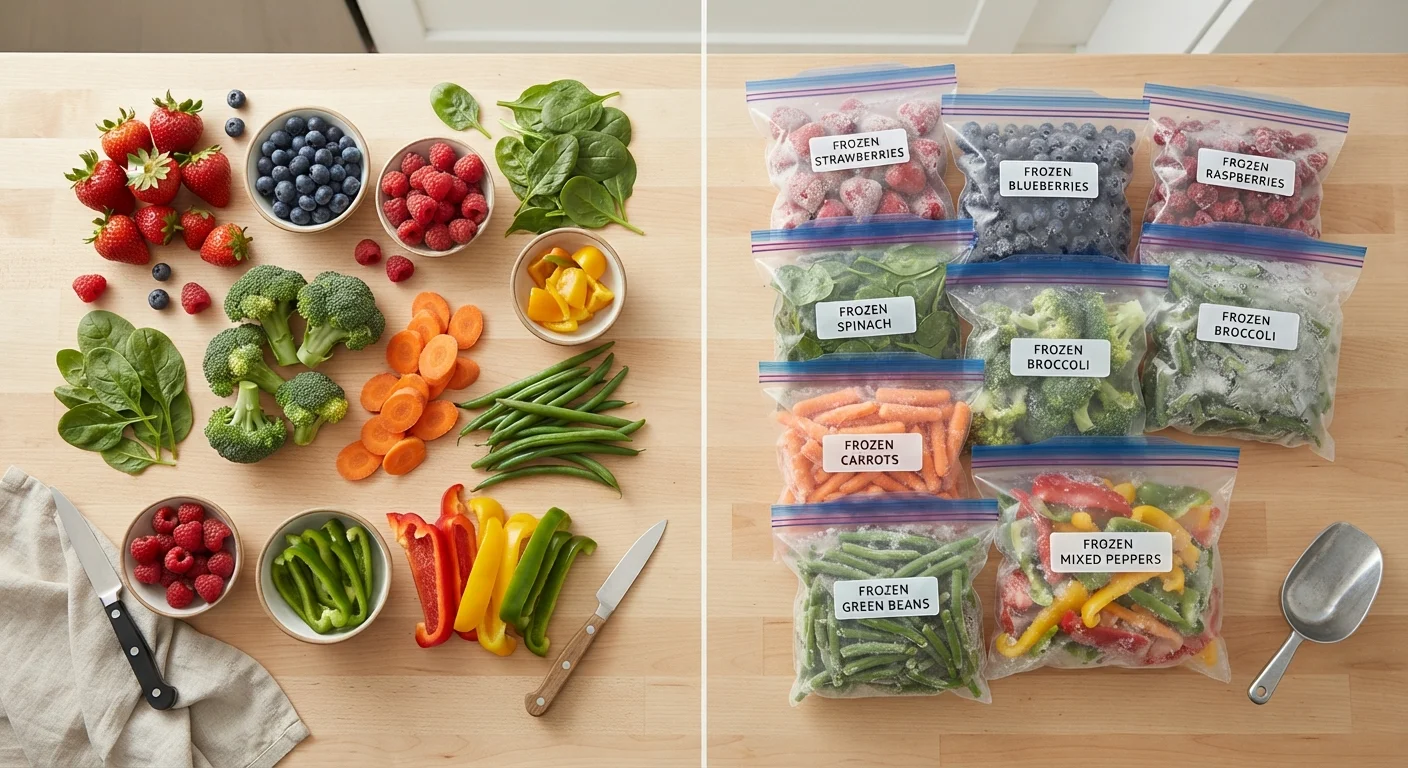 Fresh Produce vs. Frozen Produce: What Matters for Nutrition and Cost