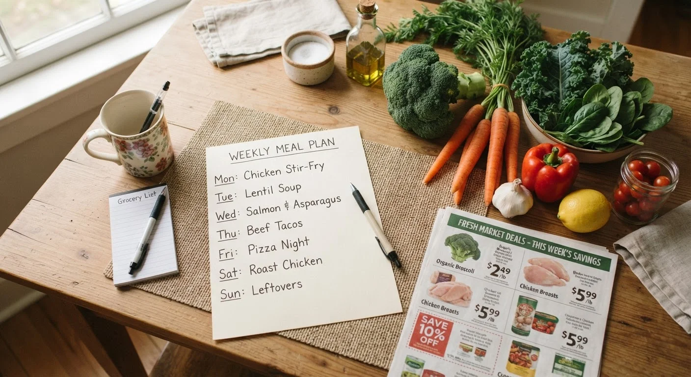 Building a Nutritious Weekly Meal Plan Around Store Sales