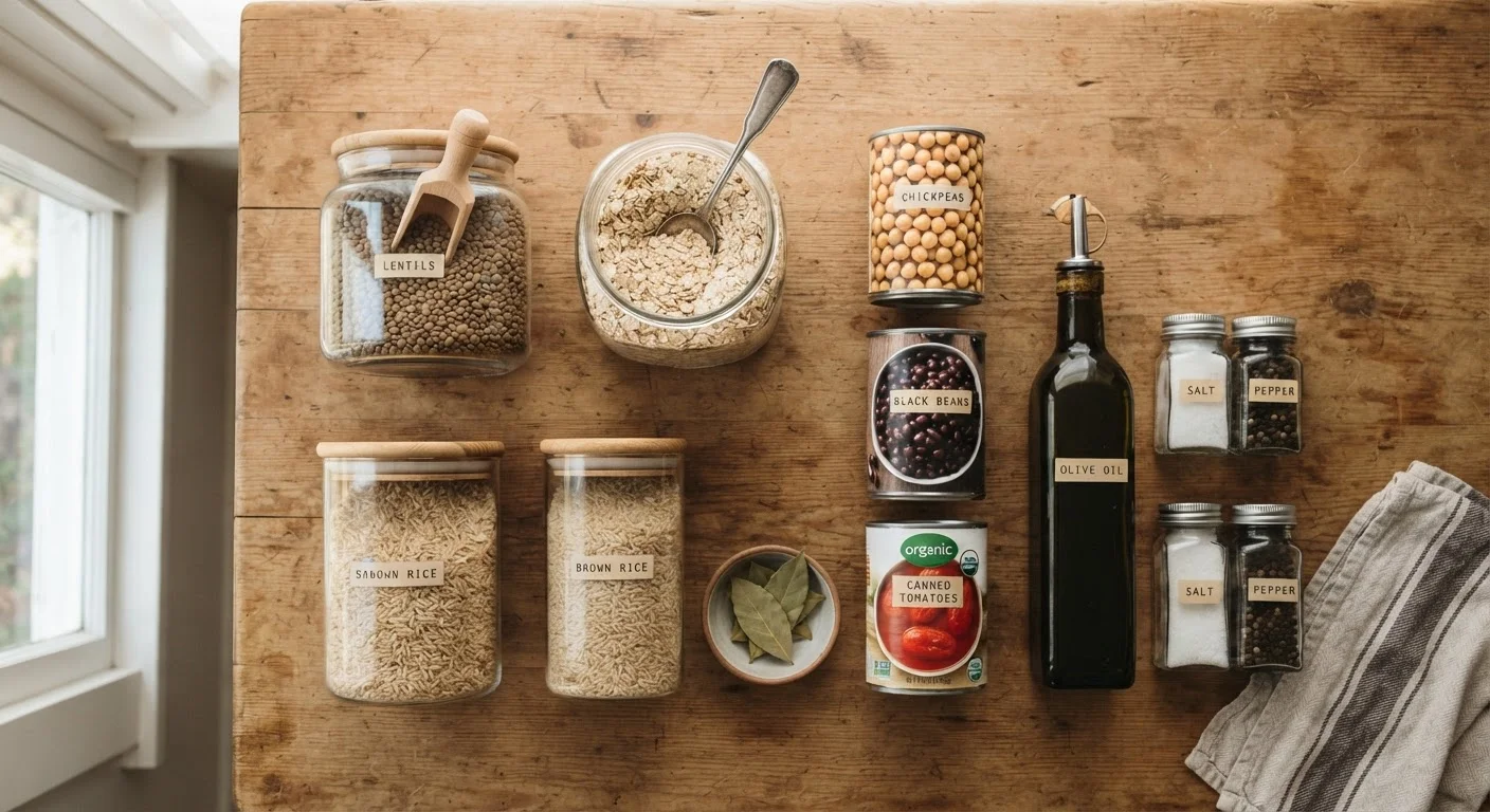 Pantry Staples That Form the Backbone of Healthy, Low-Cost Cooking