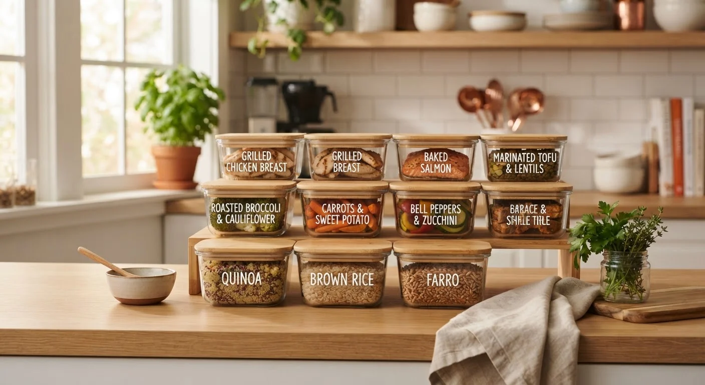 The Sunday Prep Method: Batching Meals for the Whole Week